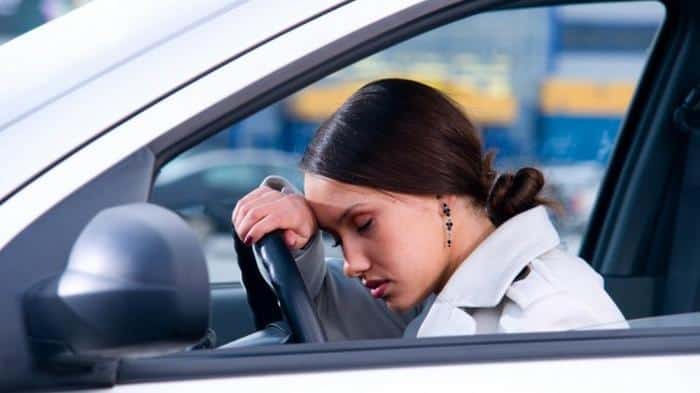 rijgevaar bij slaperigheid; risico op slaperigheid tijdens het rijden