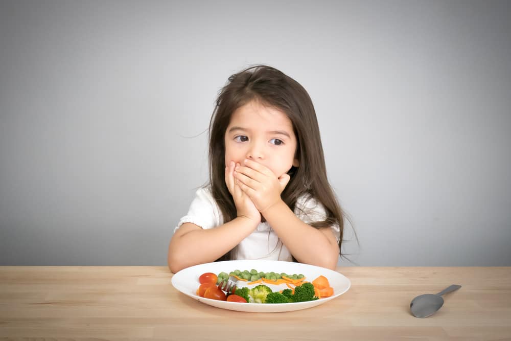 kinderen hebben moeite met eten als ze ziek zijn
