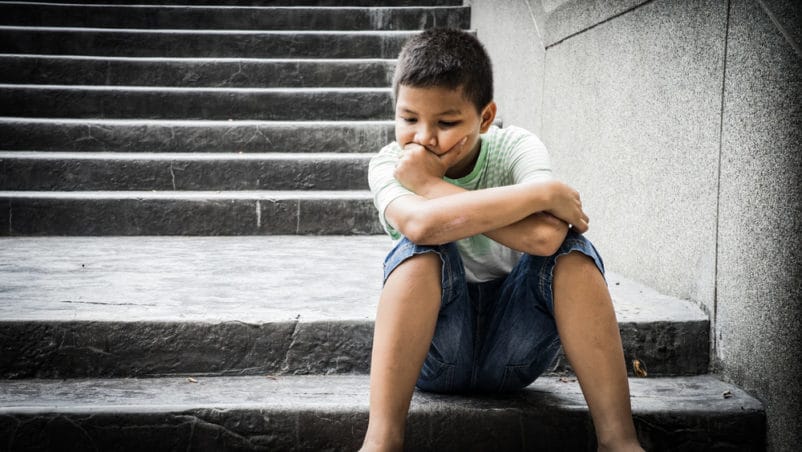 symptomen van depressie bij kinderen