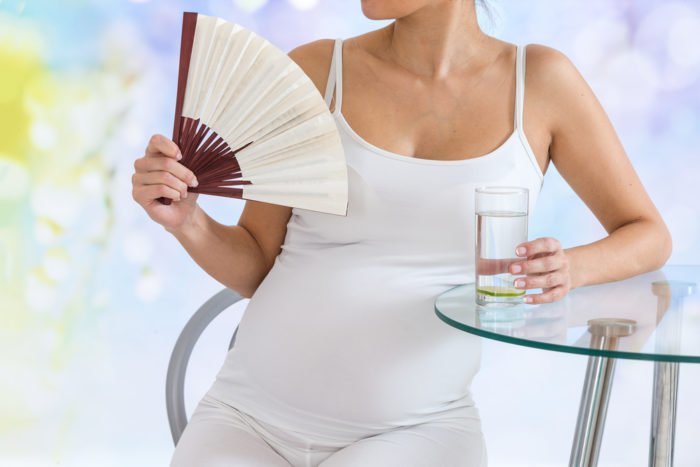 overwinnen van warmte tijdens de zwangerschap