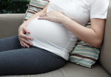 angst voor zwangere vrouwen voor de bevalling