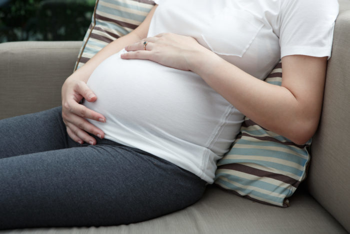 angst voor zwangere vrouwen voor de bevalling
