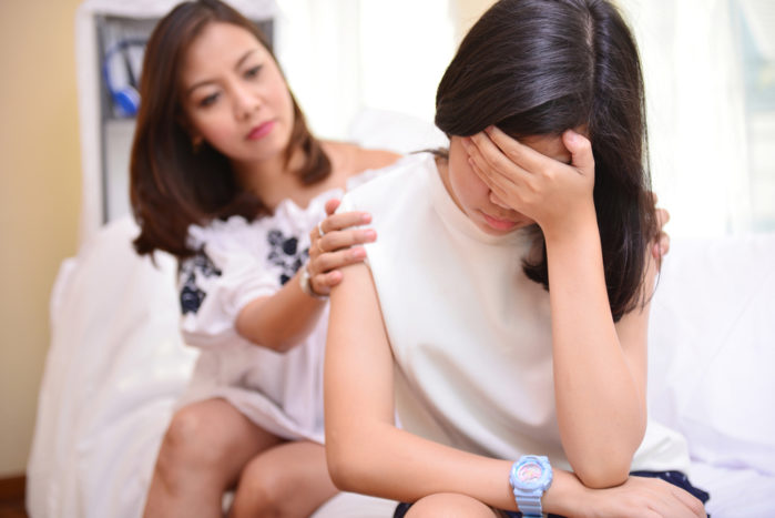 oorzaken van depressie bij het nageslacht van moeders van adolescente ouders