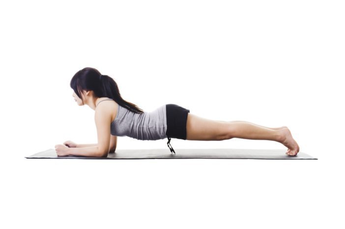 plank yoga buikspieren na de bevalling