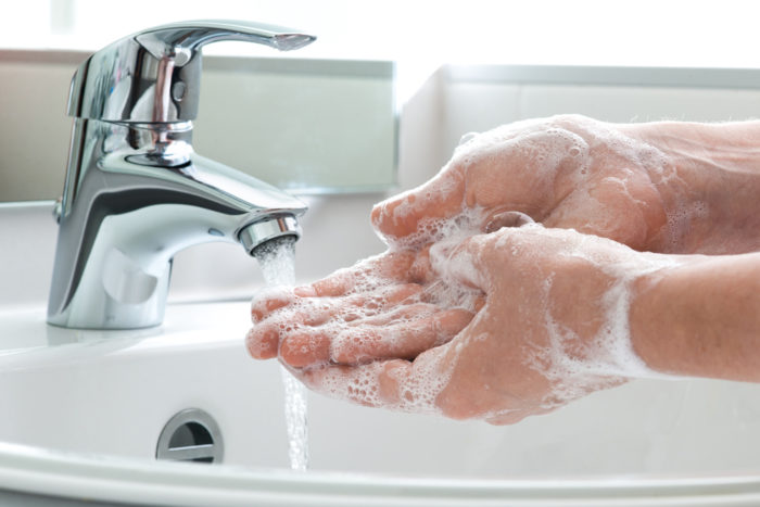 hoe handen te wassen