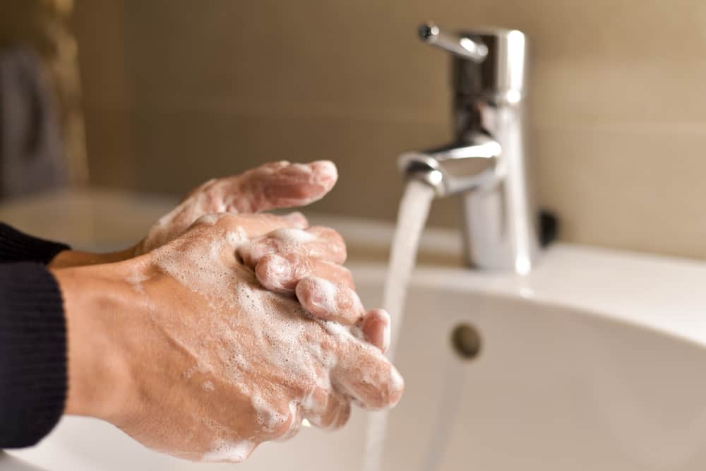 handen wassen voor seks
