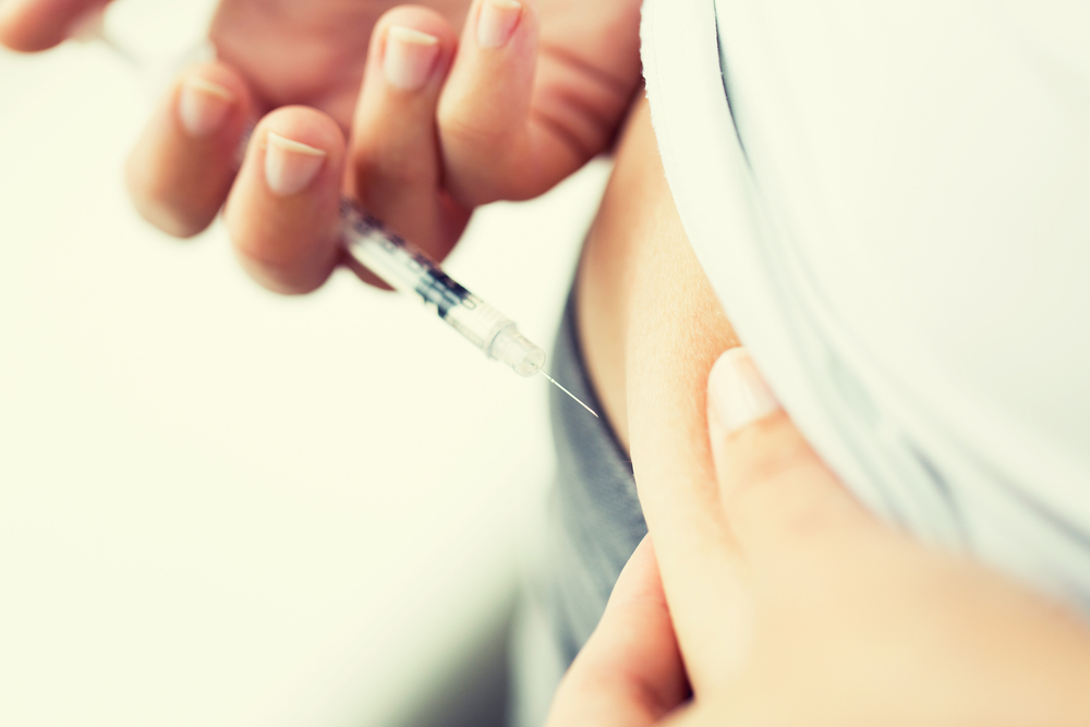 lichaamsdelen voor insuline-injecties