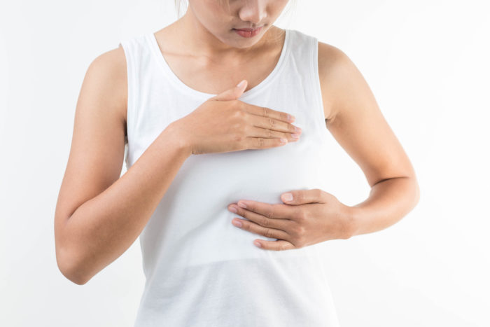 borstpijn als gevolg van PMS
