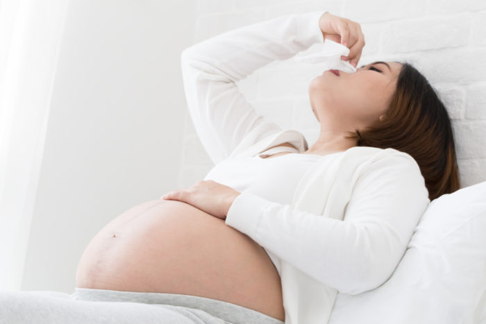 sinusitis bij zwangere vrouwen