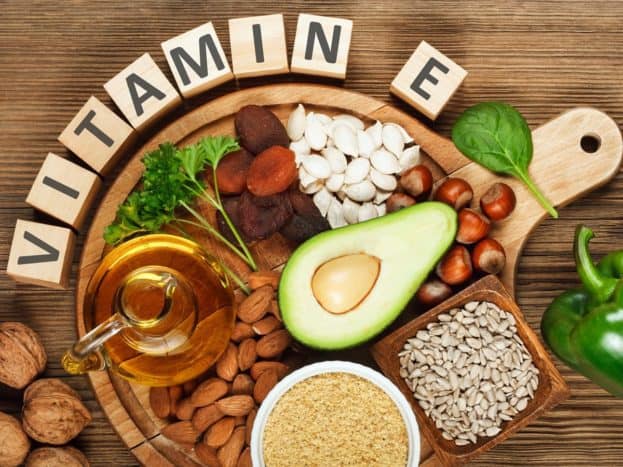 voedingsmiddelen rijk aan vitamine e